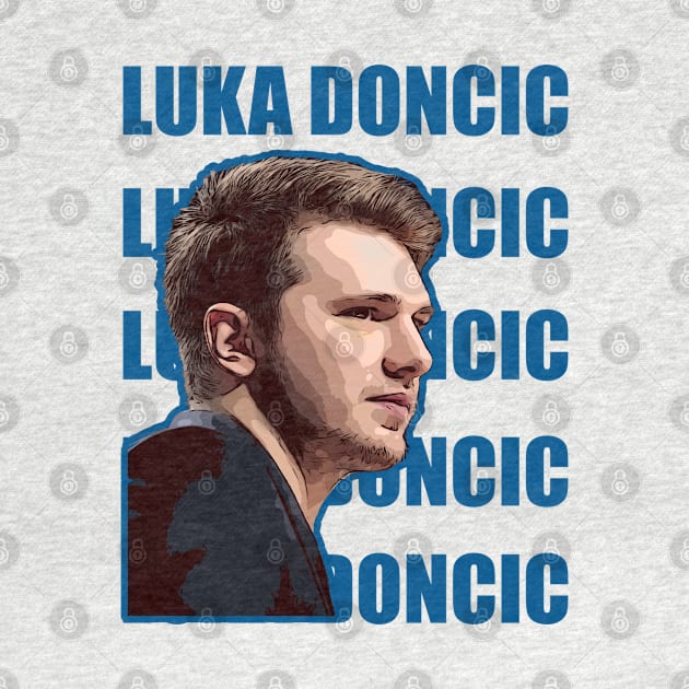 Luka Doncic Vector Art by Playful Creatives